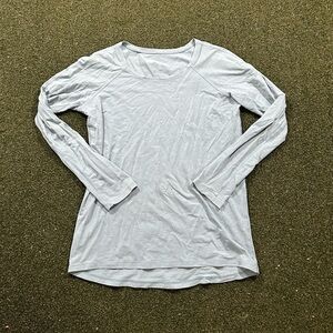 Lululemon baby blue long sleeve tee